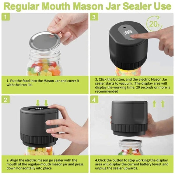 ⭐ Genie Vacuum Jar Sealer